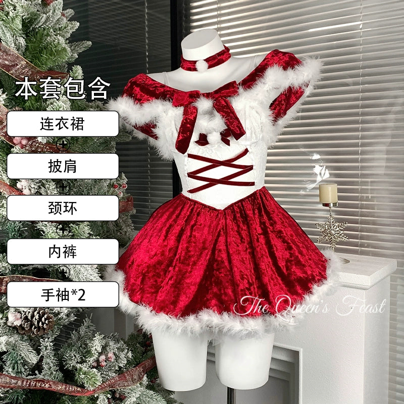 Snowfall icing | Christmas costume dress