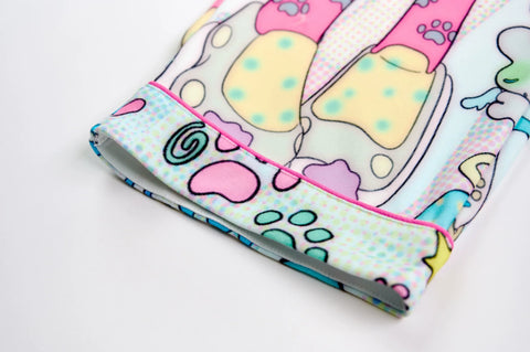 Cartoon Two Girls German Velvet Pajamas