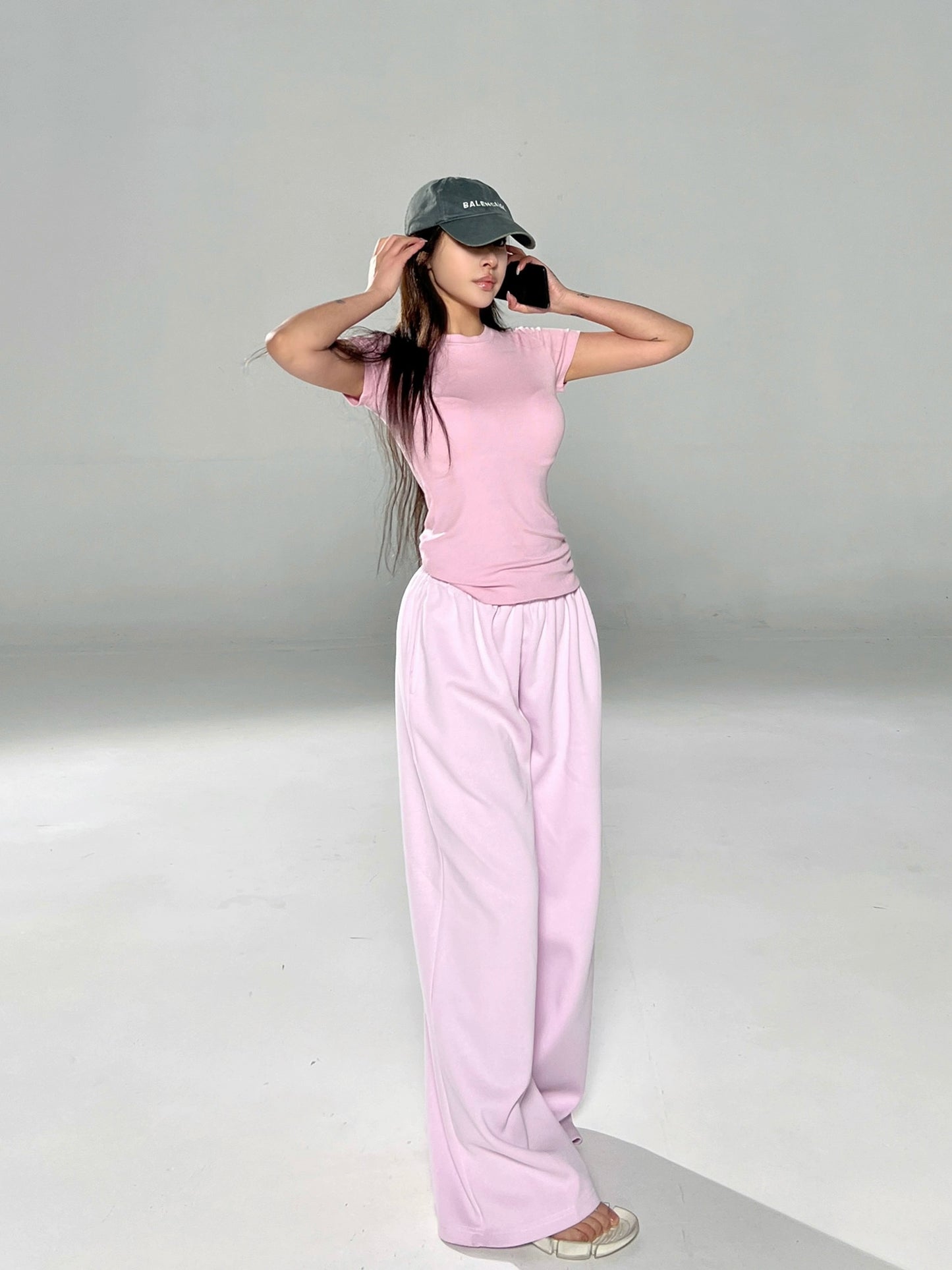 Pink sweatpants