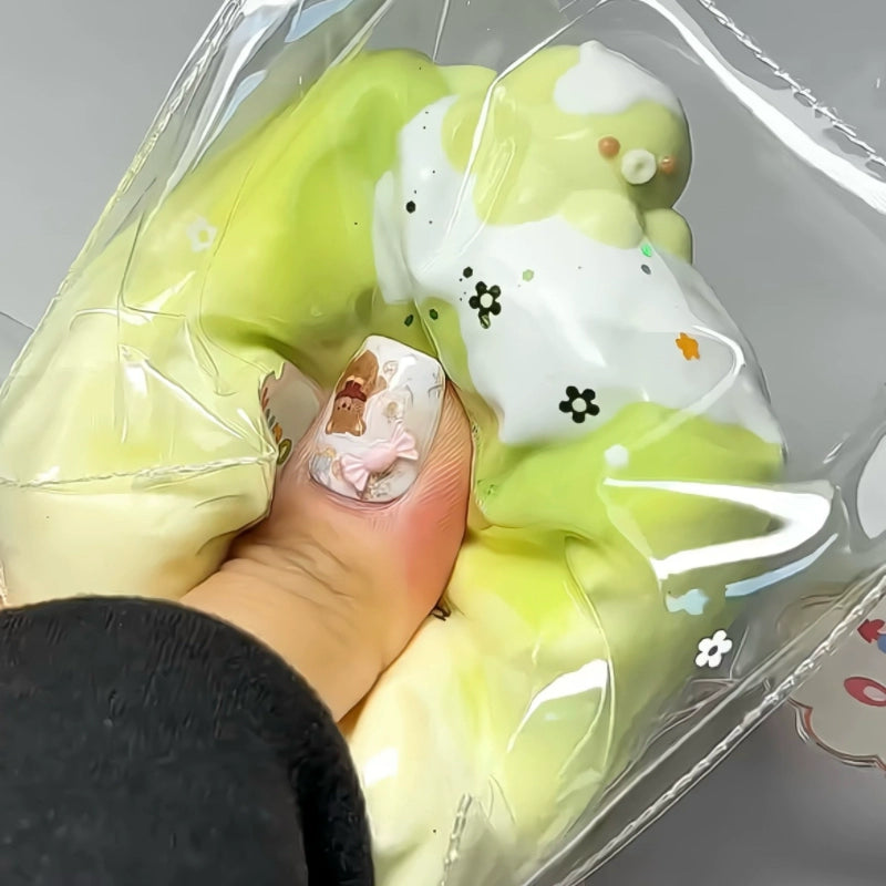 Green Matcha Octopus Cheese Squishy