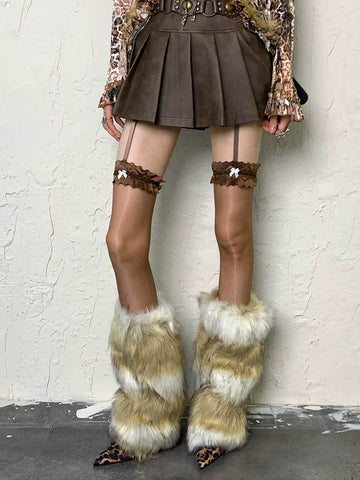 Retro Modern y2k Punk Garter Socks+Leg warmer