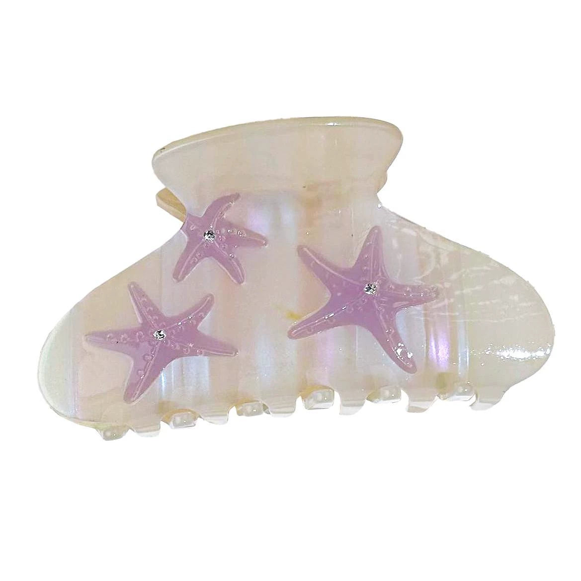 Shell Conch Sea Star Hair Clip