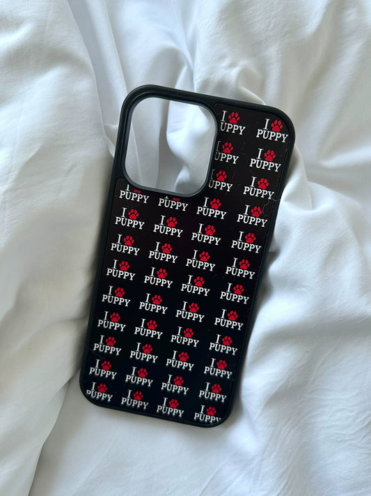 I love dogs, full of anti-drop matte phone case