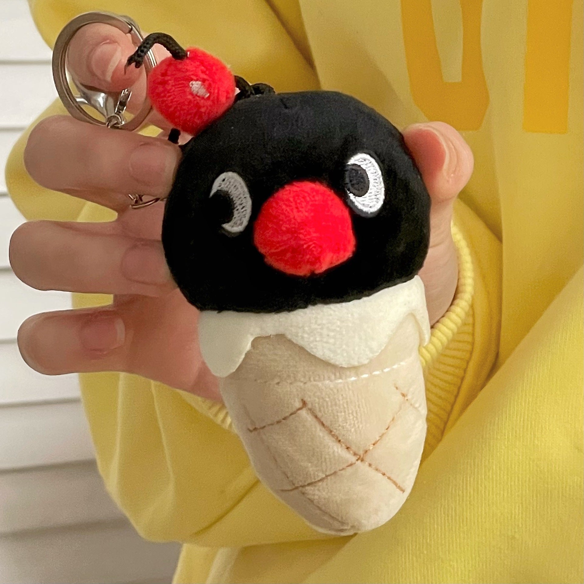 Cute Penguin Pingu Sweet Cone Ice Cream Pendant