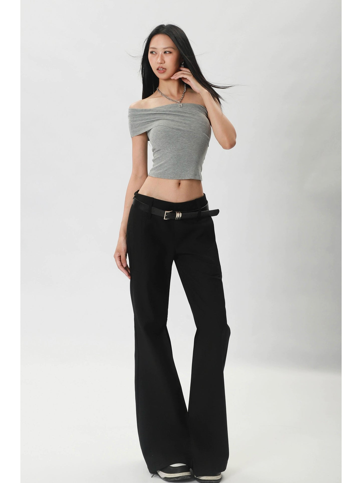 Elastic suit pants