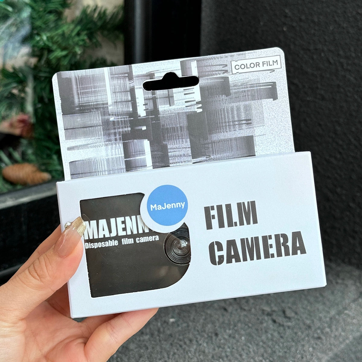 Black and white disposable film camera film machine