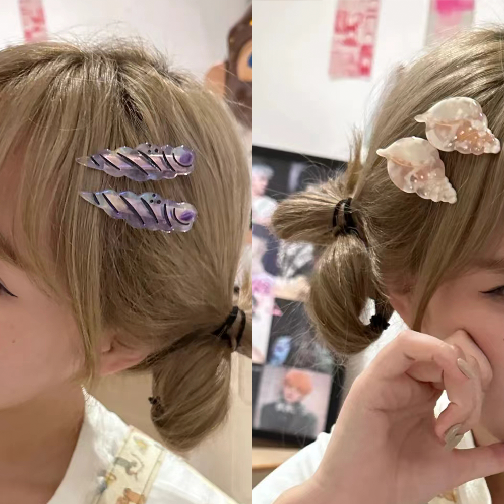 Shell Conch Sea Star Hair Clip