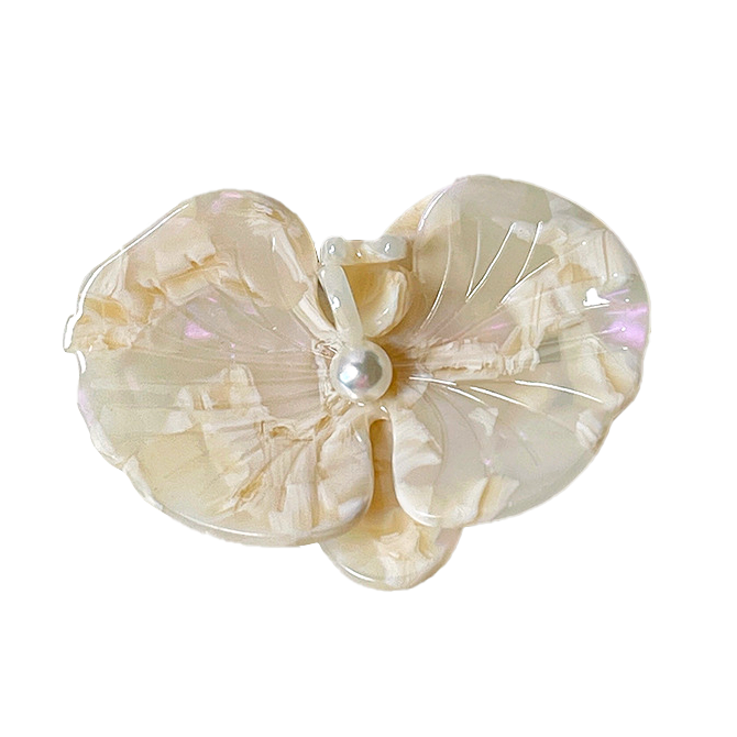 Spring Garden Flower Hair Shark Clip