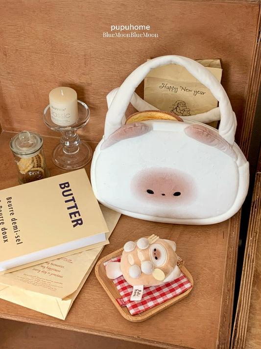 Mantou pupu small handbag plush