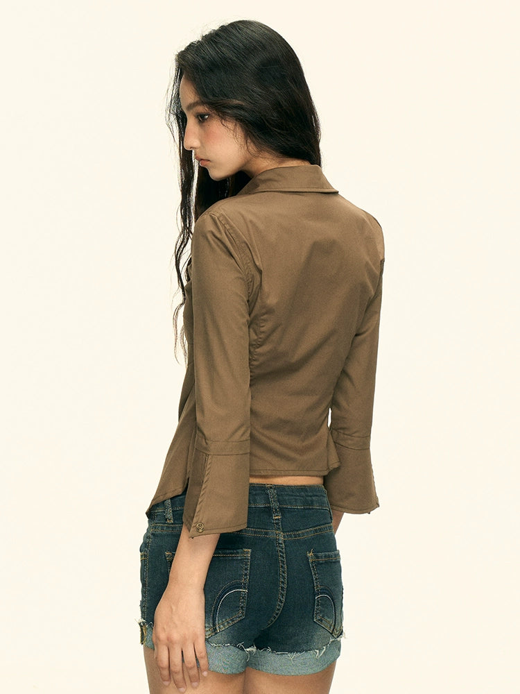 Five inch mid sleeve shirt