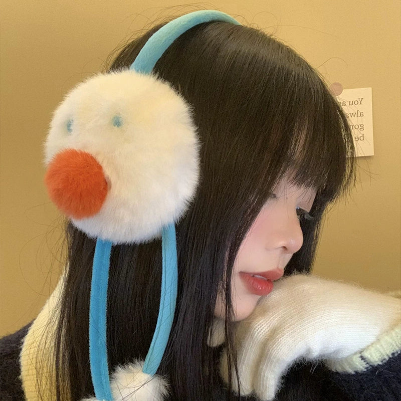 Cute snowman earmuffs