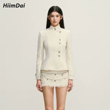 jacket tassel mini skirt set