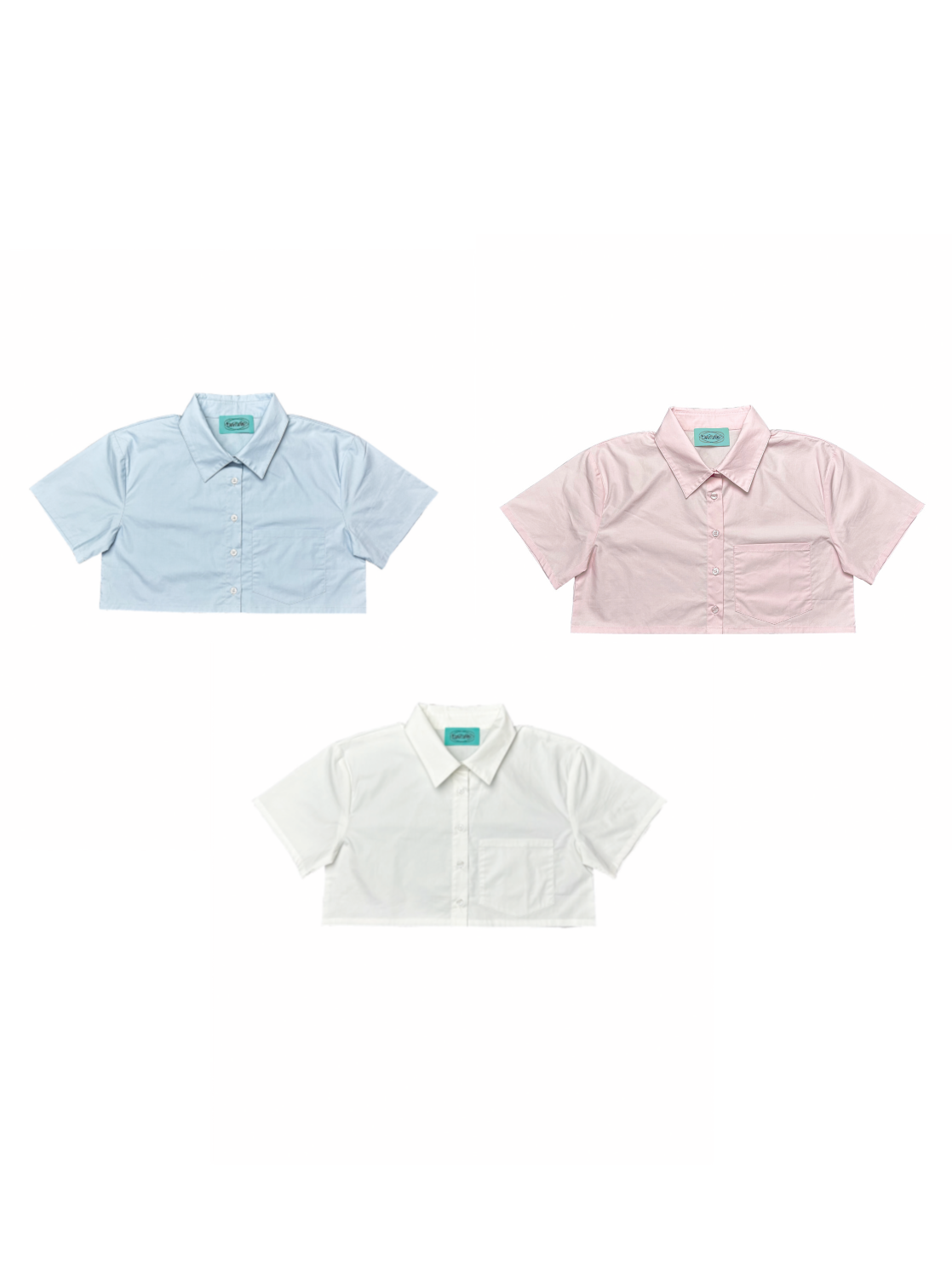 Macaron short-sleeved shirt