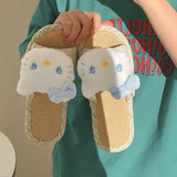Hello Kitty cotton and linen slippers