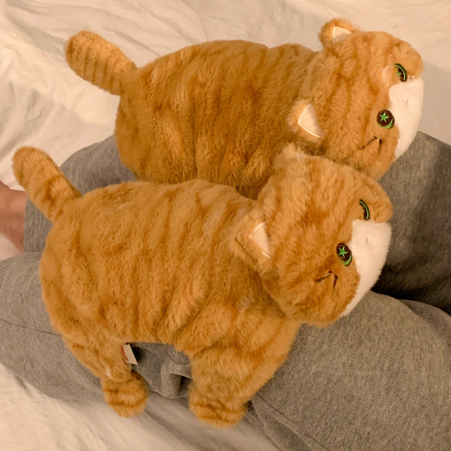 Lanhua Cat Flip up Half Finger Plush Gloves