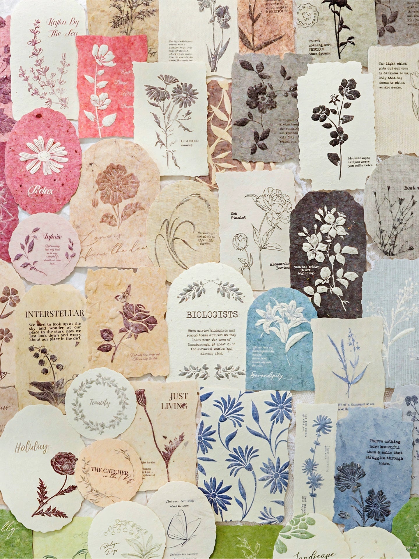 Forest Overture Vanilla Paper Matchbox Booklet Decorative Paper