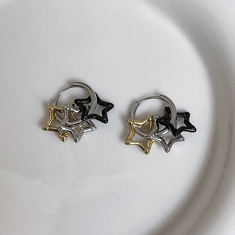 Y2K Blue Wishing Star Earrings