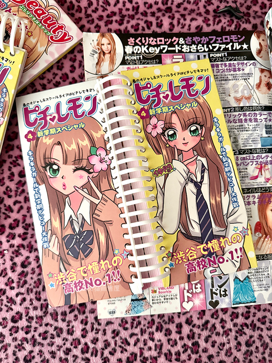 Shibuya Hot Girl Magazine Release Edition Illustrated Notebook
