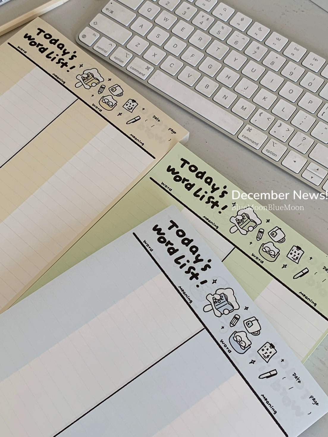 Pupuhome [Word Book] B5 efficient word memorization notebook