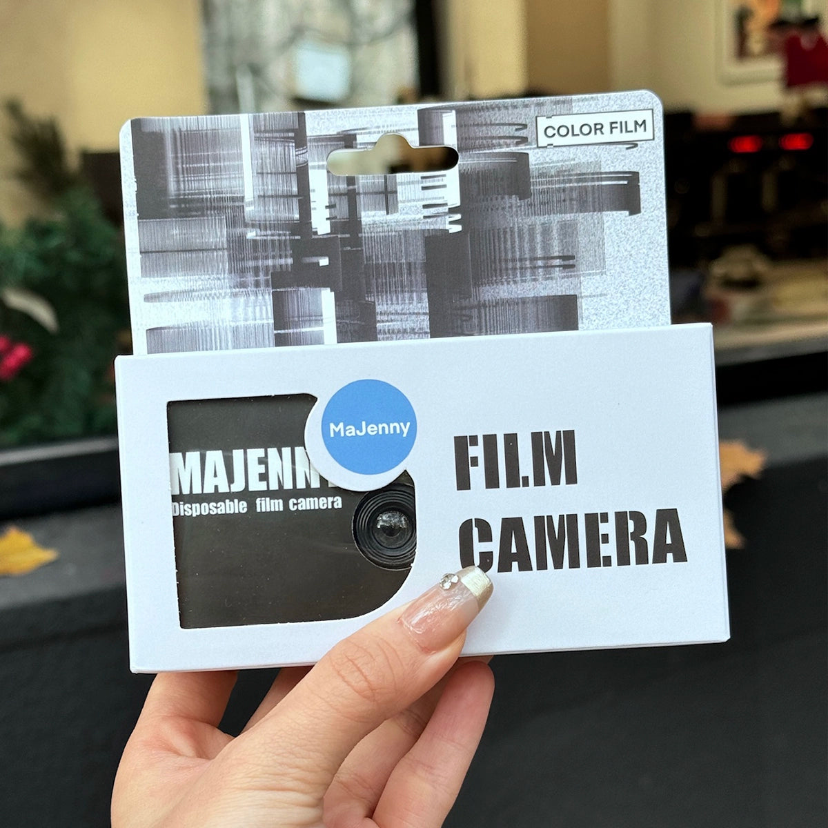 Black and white disposable film camera film machine