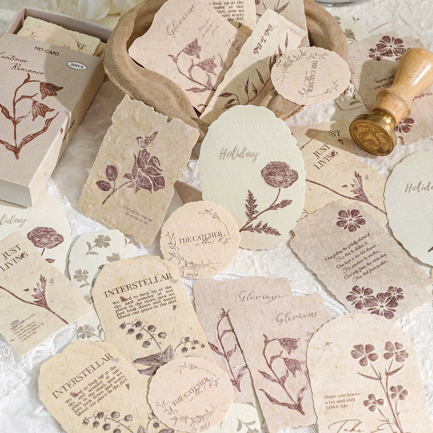 Forest Overture Vanilla Paper Matchbox Booklet Decorative Paper