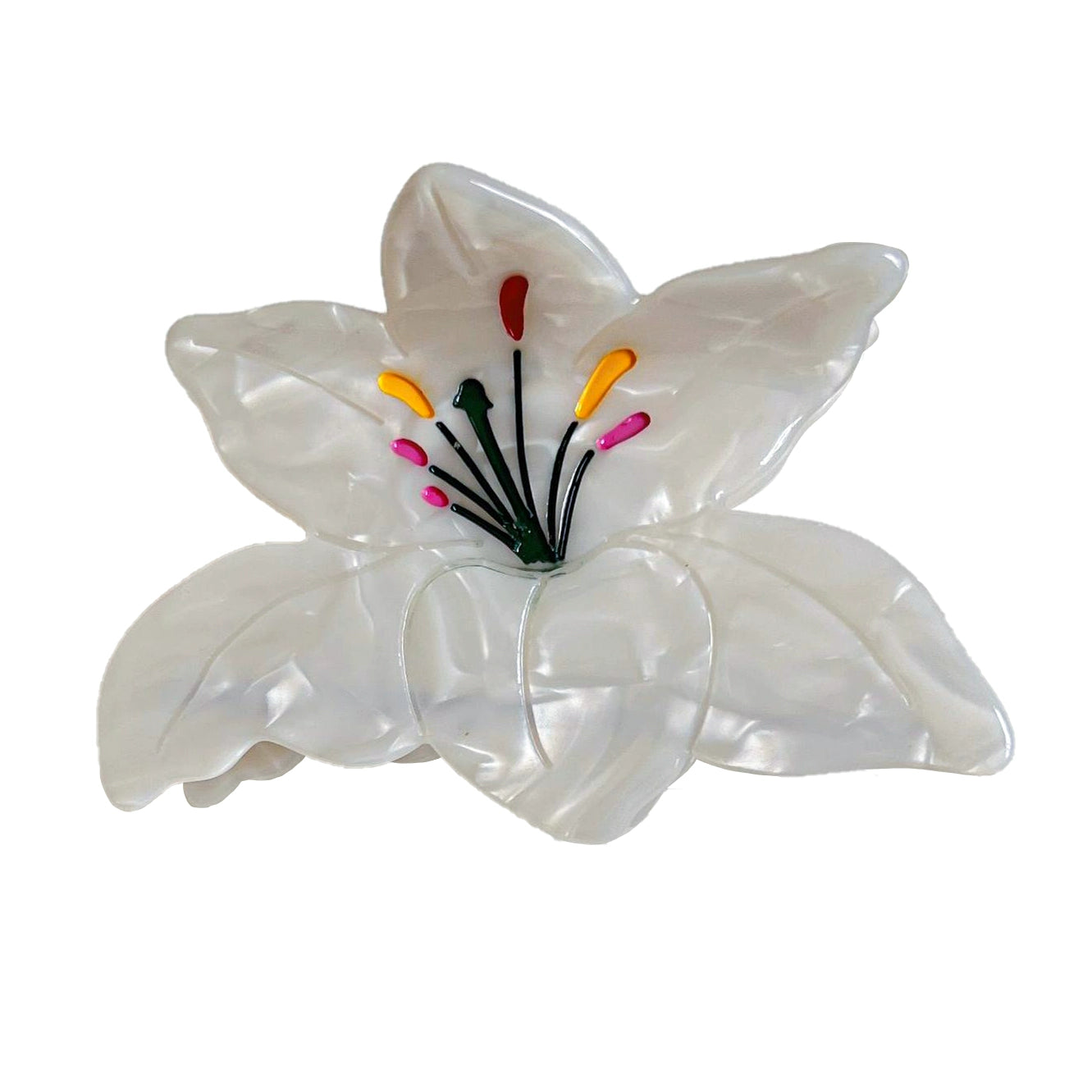 Spring Garden Flower Hair Shark Clip