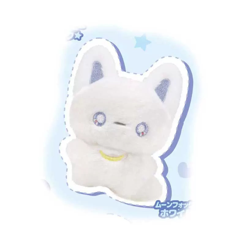 Japanese Qualia Moon Friends 2 Fox Plush Pendant Twisted Egg