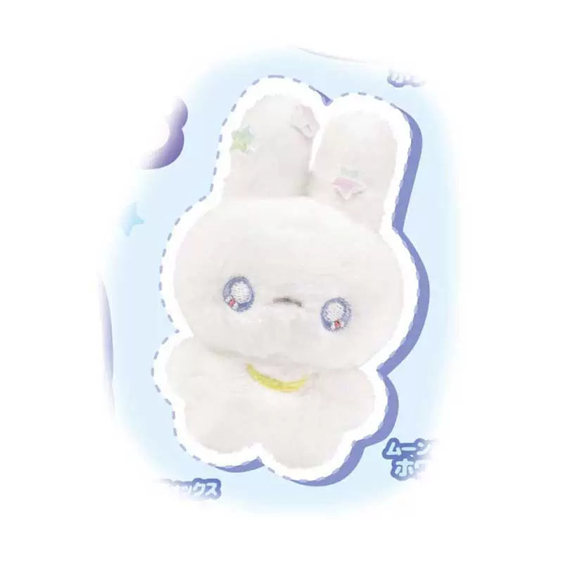 Japanese Qualia Moon Friends 2 Fox Plush Pendant Twisted Egg