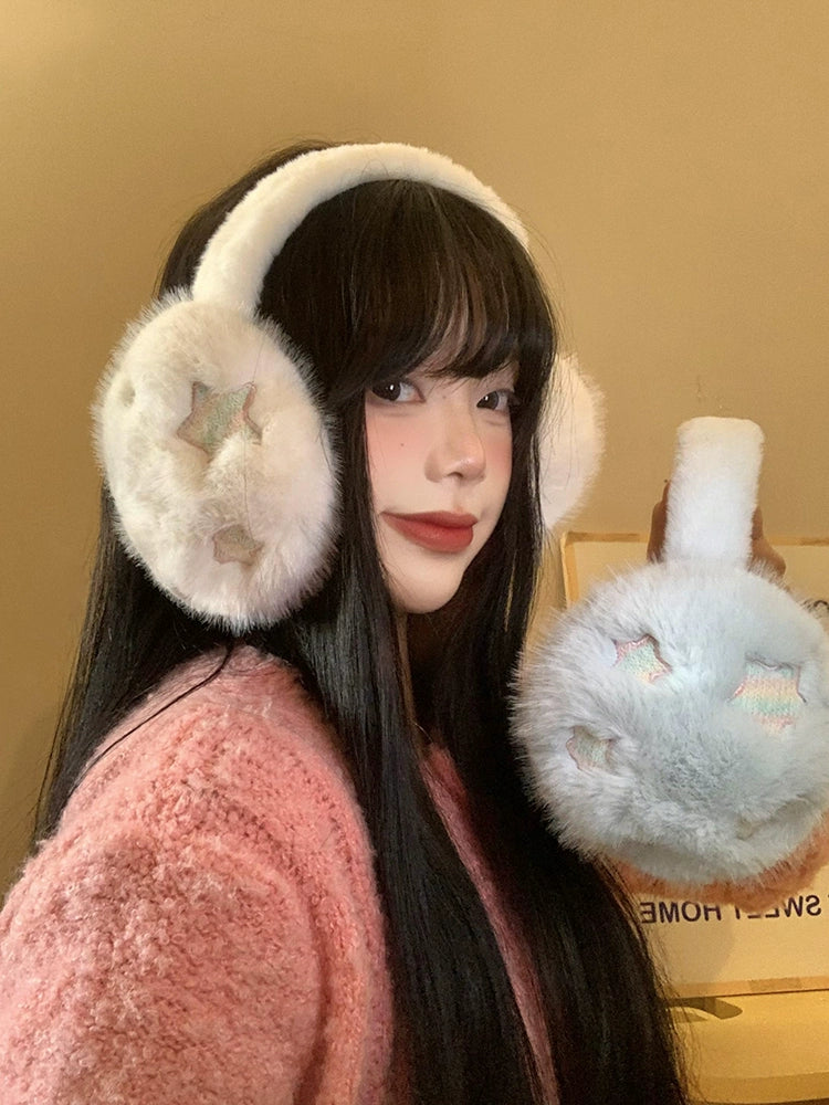 Star plush earmuffs
