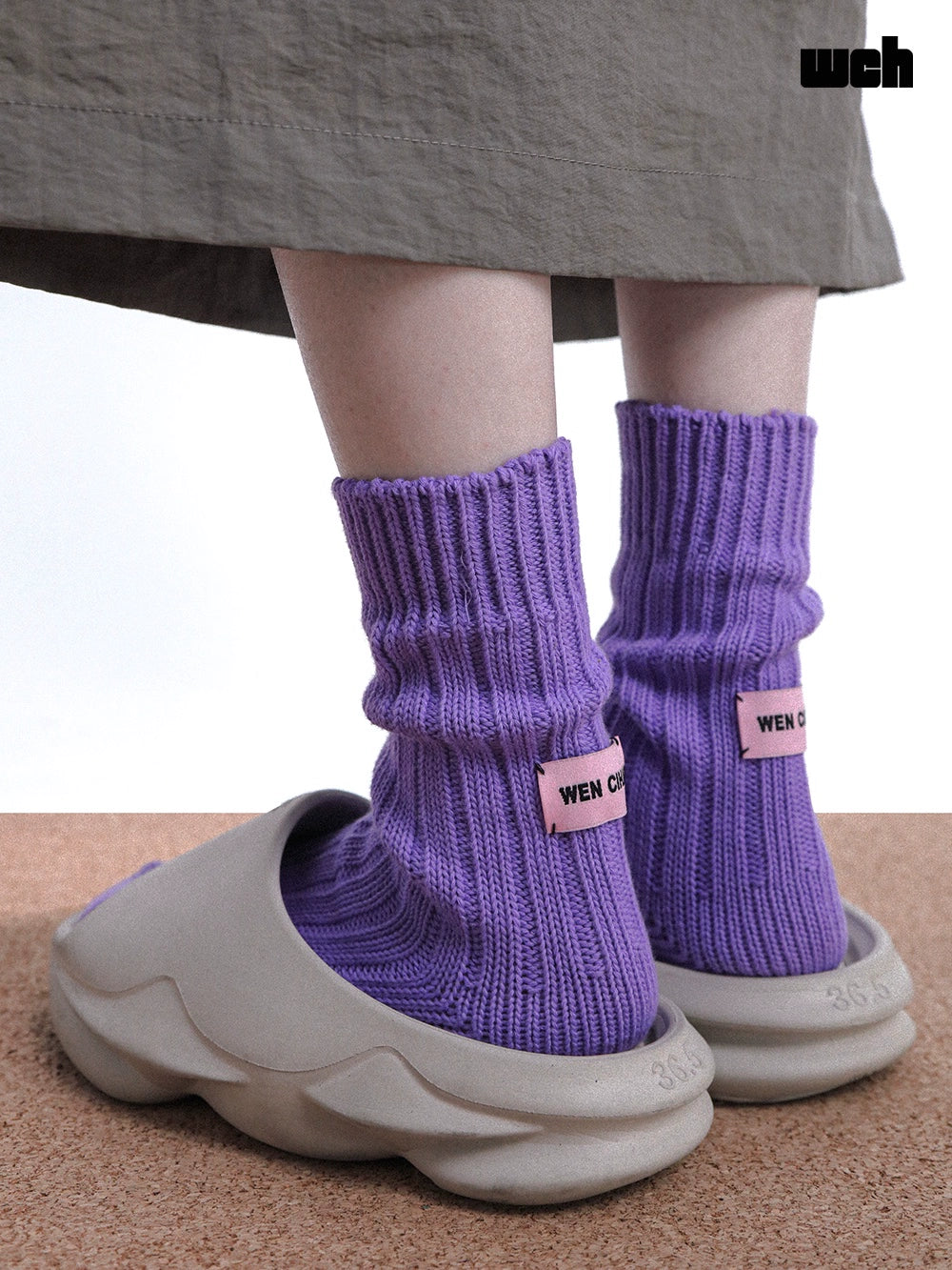 cotton knitted socks