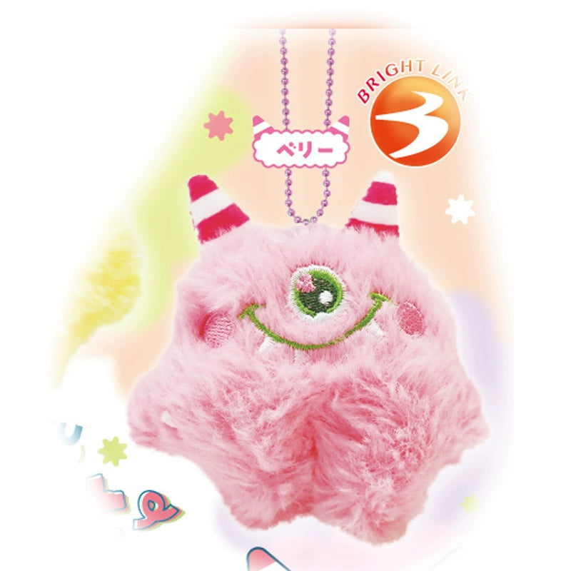 Japanese Brightlink Plush Gold Candy Monster Pendant Twisted Egg