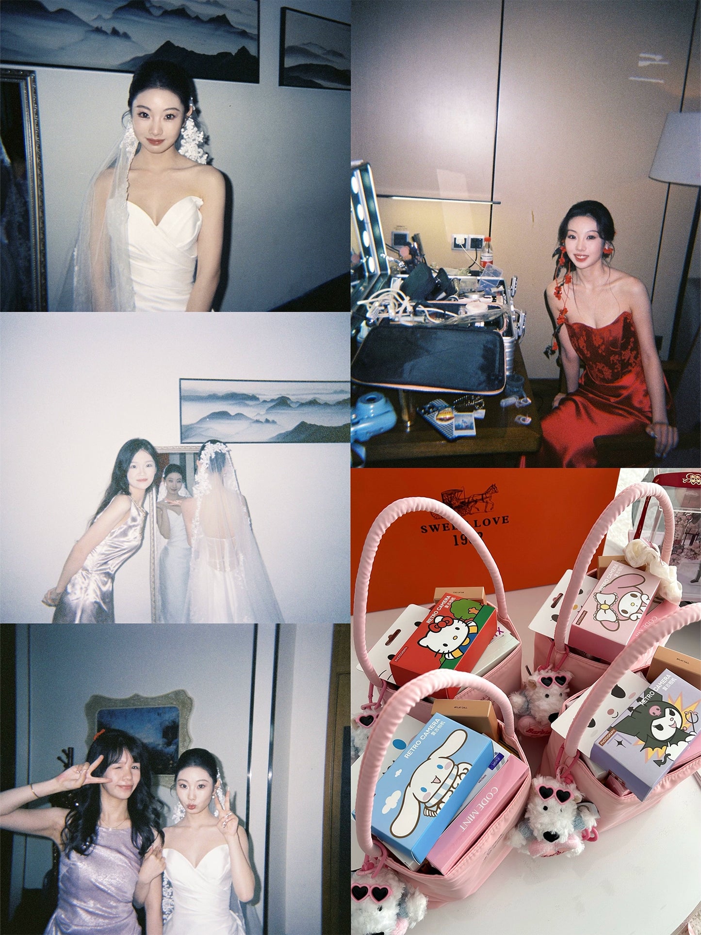 Kuromi disposable film camera, point and shoot film