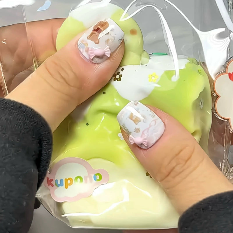 Green Matcha Octopus Cheese Squishy