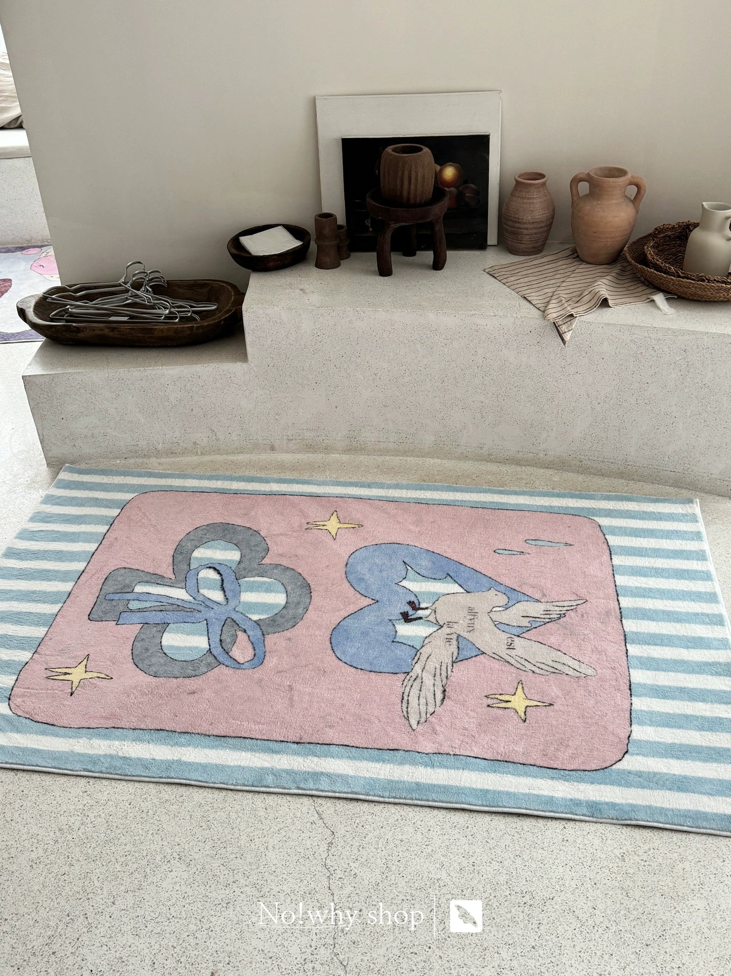 Illustrator Poker and Desk Lamp Thickened Cashmere Imitation Carpet