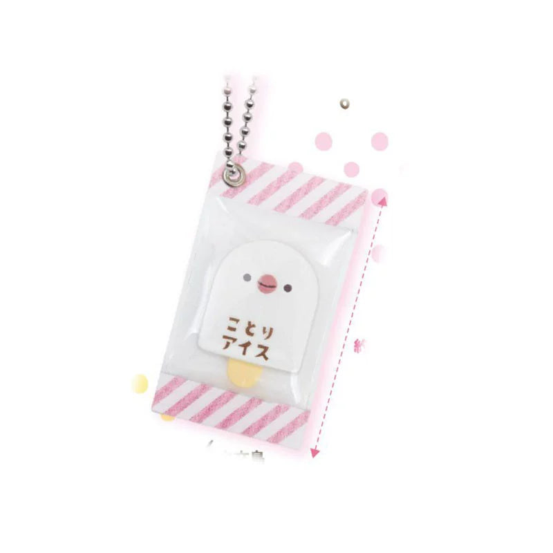 Japanese Qualia Ice Cream Parrot Pendant Twisted Egg