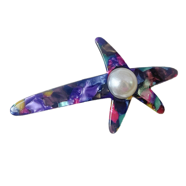 Shell Conch Sea Star Hair Clip