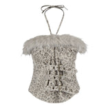 Cat ear hooded cotton jacket cami shorts set