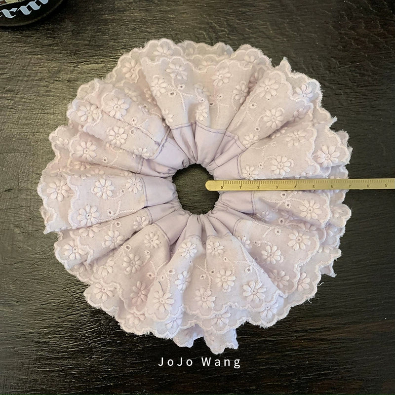 Purple French Scrunchie