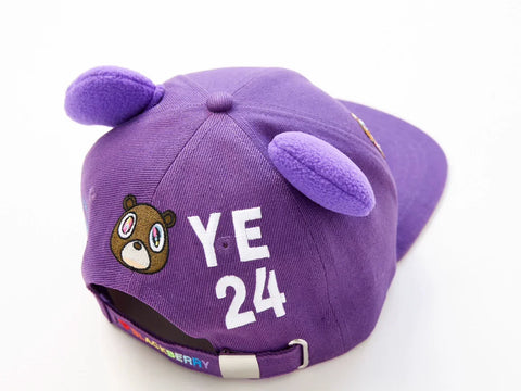 Kanye Graduation Purple Dropout Bear Hat