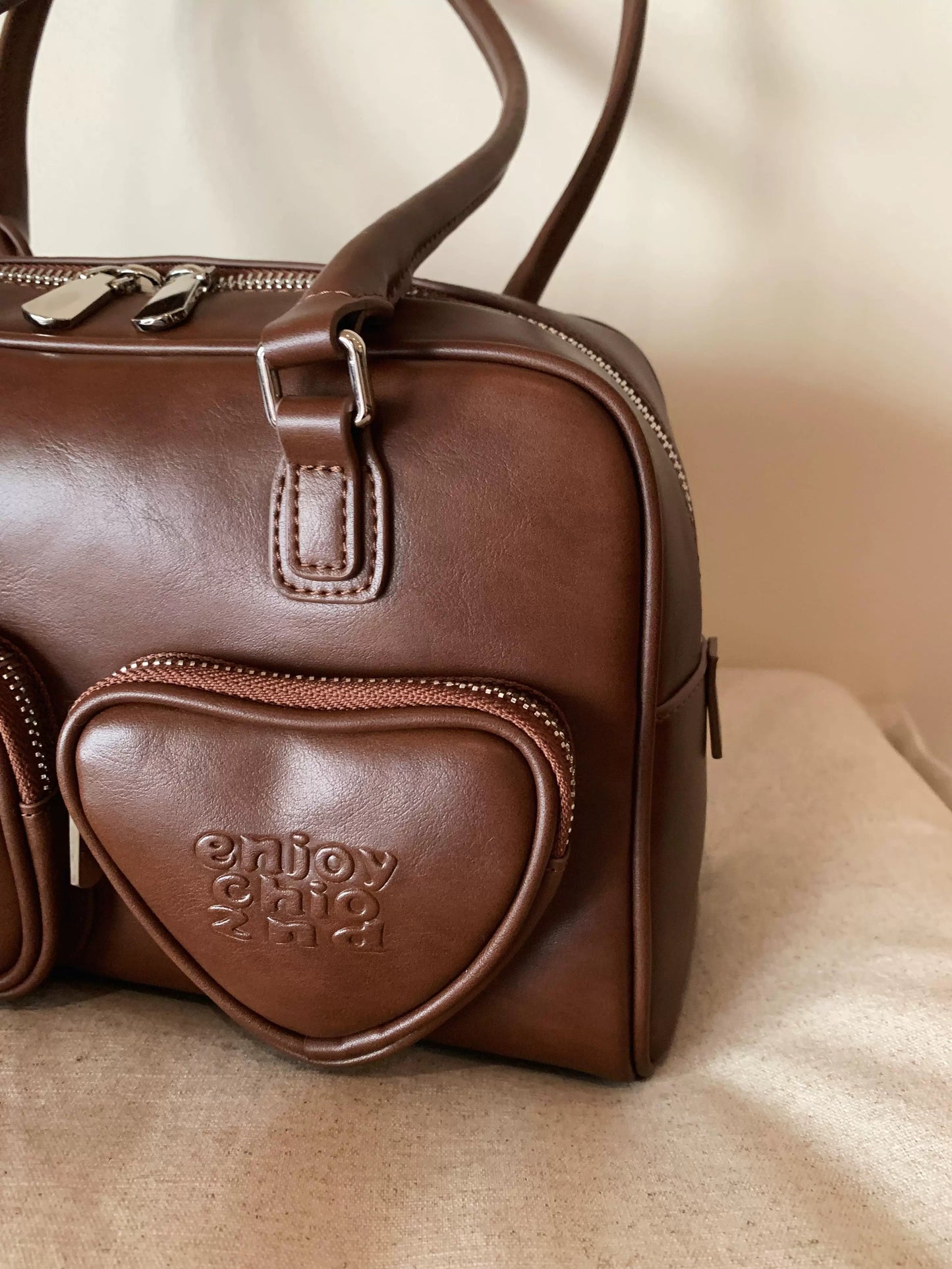 Pictorial Girl Pillow Bag Handbag