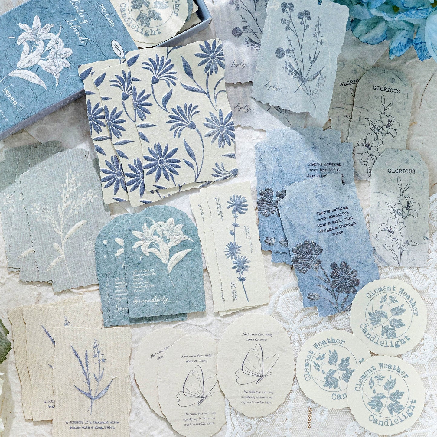 Forest Overture Vanilla Paper Matchbox Booklet Decorative Paper