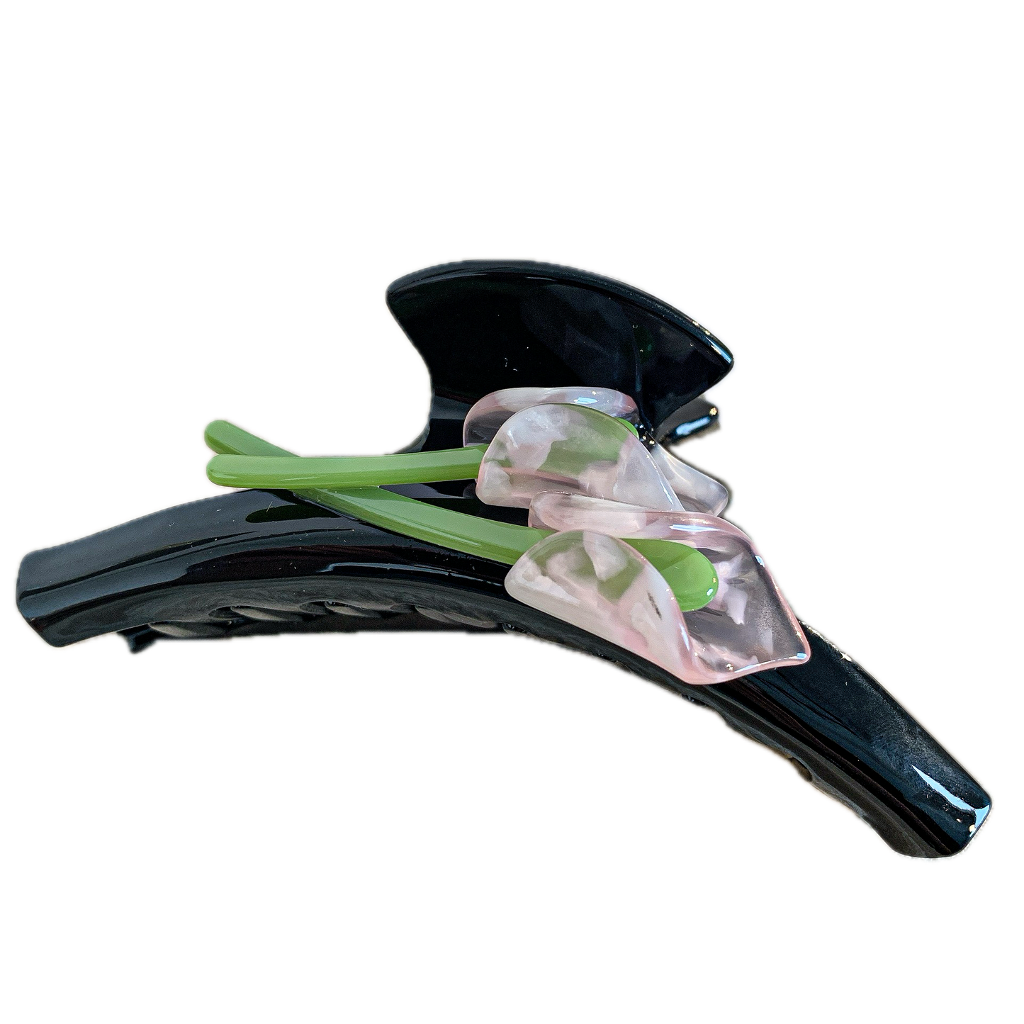 Spring Garden Flower Hair Shark Clip