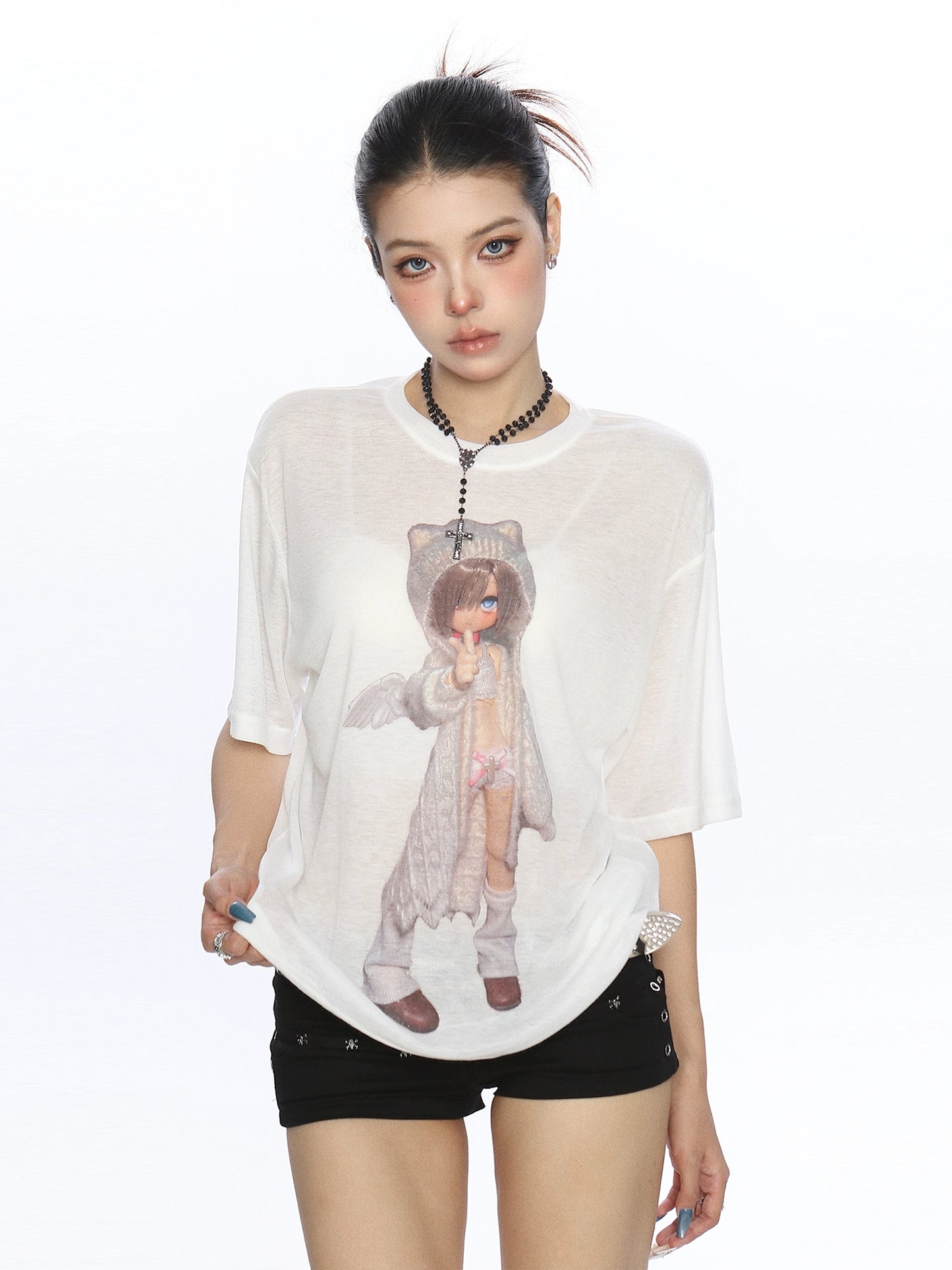Abi Girl Printed Short sleeved T-shirt