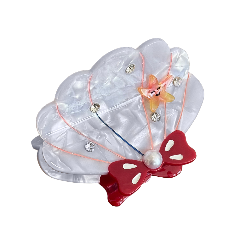 Shell Conch Sea Star Hair Clip