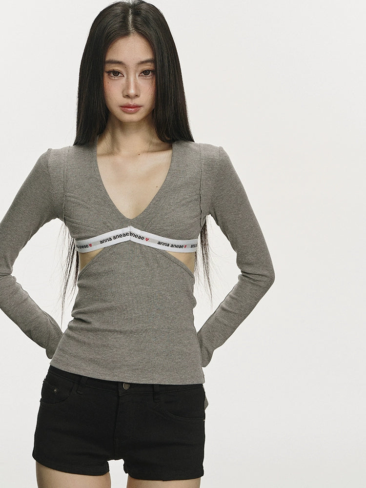 Small niche slim fit and slimming temperament base shirt