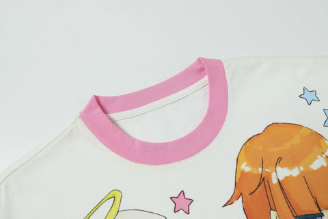 Doll Girl Loose Cotton Tee