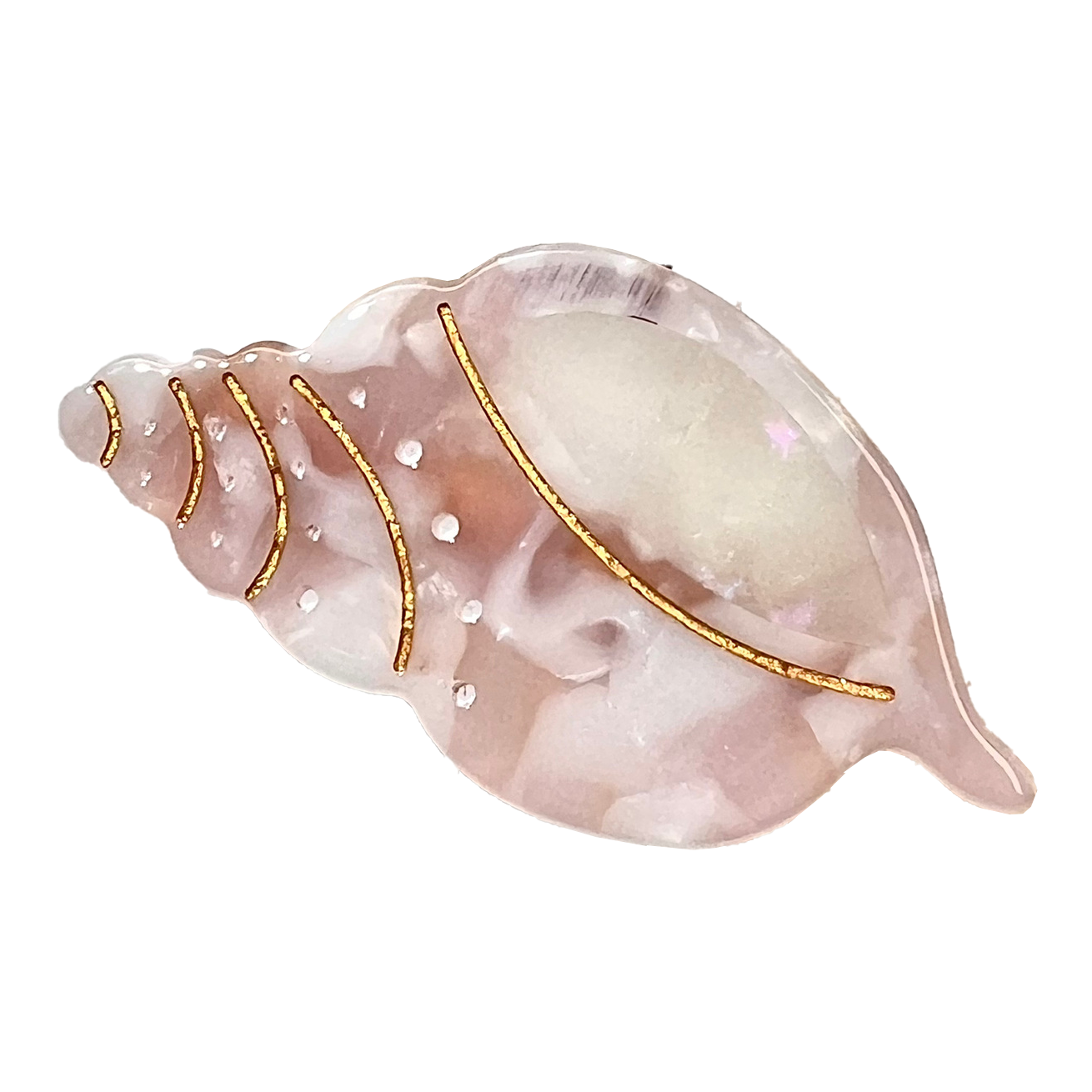 Shell Conch Sea Star Hair Clip