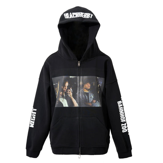 Dark line Christiane F Fallen Street print jacket
