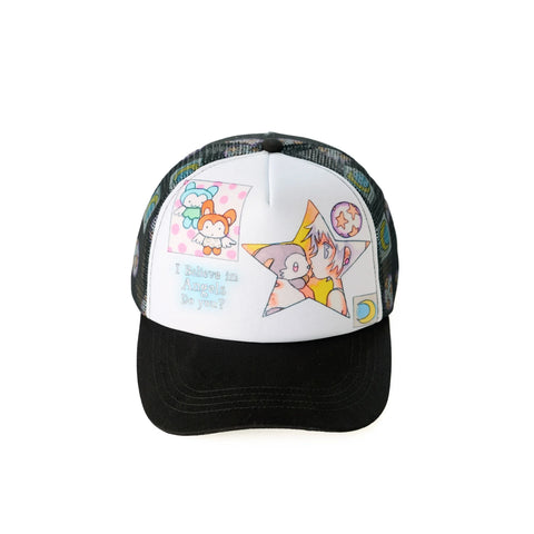 Angel series cute cartoon print baseball cap