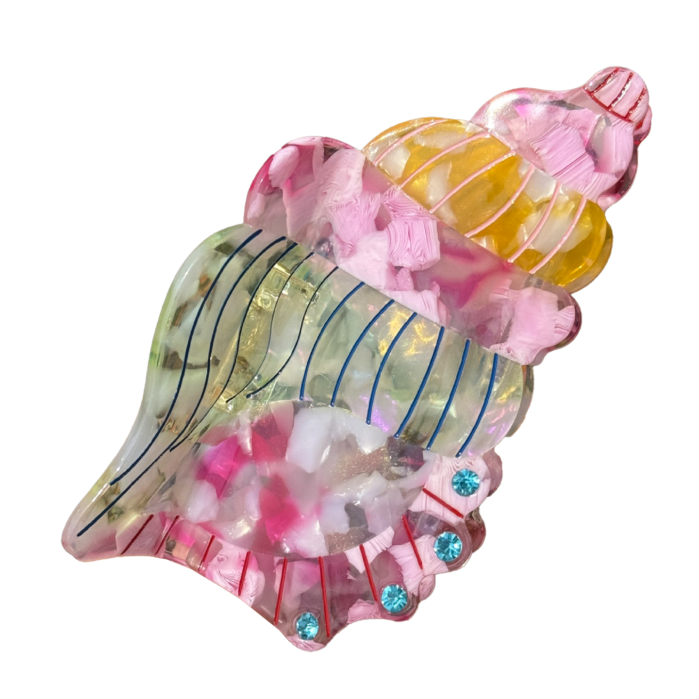 Shell Conch Sea Star Hair Clip